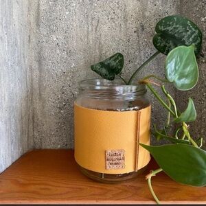 Leather Handcrafted “Grouse” Propagation Vase